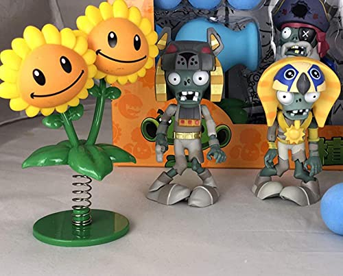 Plantas vs Zombie 2 Juguetes Completo Conjunto para niños Expulsión Anime Muñecas para niños Figura de acción Modelo de Juguete