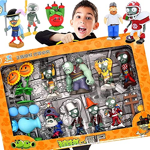 Plantas vs Zombie 2 Juguetes Completo Conjunto para niños Expulsión Anime Muñecas para niños Figura de acción Modelo de Juguete