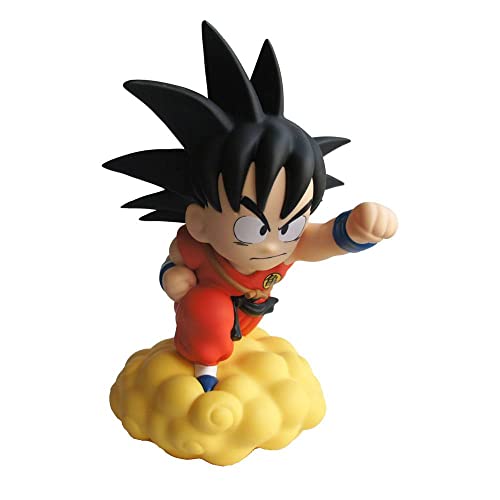 Plastoy SAS-RD-RS530907 SD Toys - Hucha 3D Dragon Ball (Goku en Nube) Fabricado en PVC Tamaño: 22 x 22 x 18 cm, Multicolor (PLA80108)