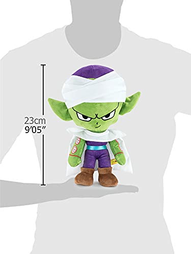 Play by Play Dragon Ball Super- Peluches de los Protagonistas de Bola de Dragón, Goku, Piccolo, Vegeta, Beerus, Monstruo Buu - Calidad Super Soft (23-27cm, Piccolo)