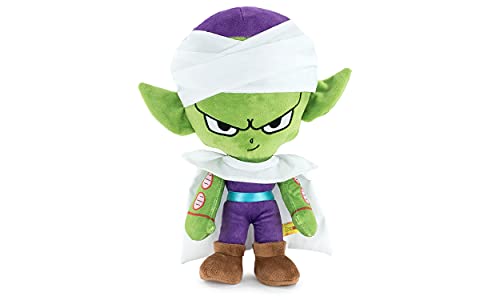 Play by Play Dragon Ball Super- Peluches de los Protagonistas de Bola de Dragón, Goku, Piccolo, Vegeta, Beerus, Monstruo Buu - Calidad Super Soft (23-27cm, Piccolo)