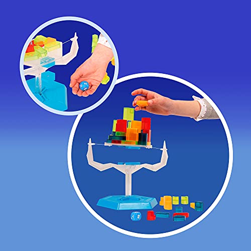 Play Fun By IMC Toys Gravity Tower – Juego de Construcción de Torre con Piezas sobre una Base Flotante e inestable por Efecto de Gravedad; Juego de Estrategia y Habilidad para niños +6 años, 81536IM