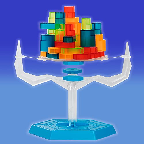 Play Fun By IMC Toys Gravity Tower – Juego de Construcción de Torre con Piezas sobre una Base Flotante e inestable por Efecto de Gravedad; Juego de Estrategia y Habilidad para niños +6 años, 81536IM