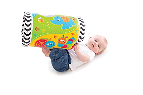 Playgro Rulo de Actividades Musical, Desde los 6 Meses, Tumble Jungle Peek in Roller, Multicolor, 40154