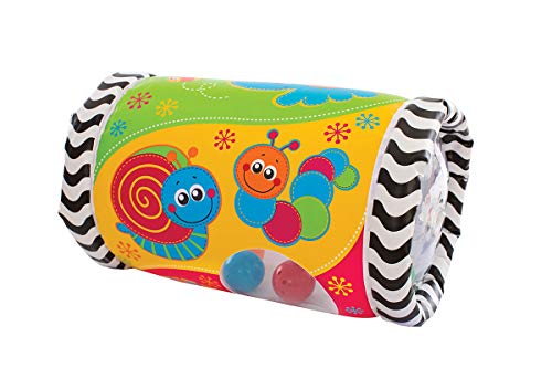 Playgro Rulo de Actividades Musical, Desde los 6 Meses, Tumble Jungle Peek in Roller, Multicolor, 40154