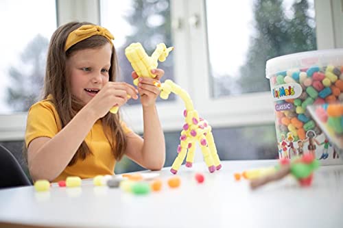 PlayMais Basic 500 Juego de construcción para niños y niñas a Partir de 3 años | Cubo con 500 estimula la Creatividad y la motricidad peques | Made in Germany