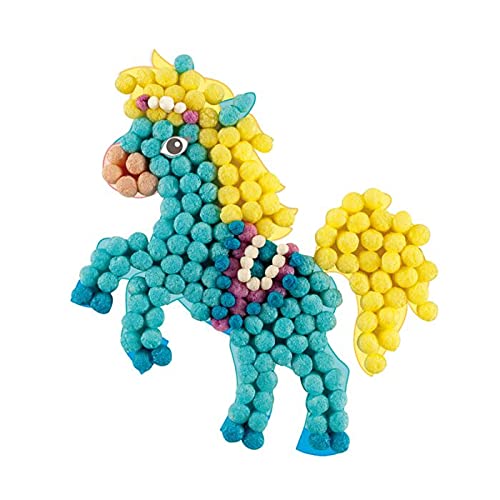 PlayMais Mosaic Dream Pony Kit de Manualidades para niños y niñas a Partir de 3 años | 2300 6 Plantillas de Mosaico con encantadores Ponis | estimula la Creatividad y Las Habilidades motoras