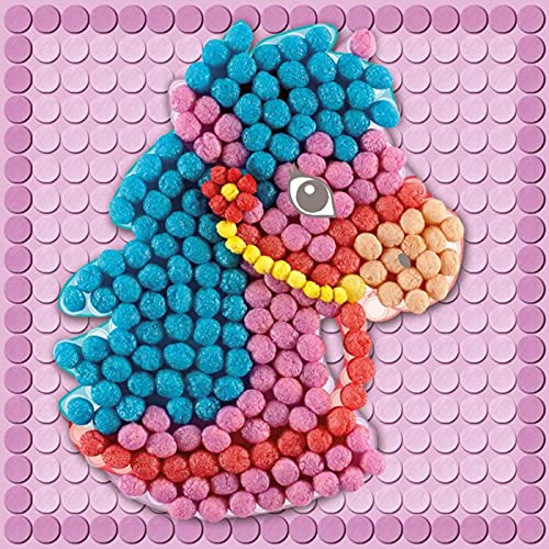 PlayMais Mosaic Dream Pony Kit de Manualidades para niños y niñas a Partir de 3 años | 2300 6 Plantillas de Mosaico con encantadores Ponis | estimula la Creatividad y Las Habilidades motoras