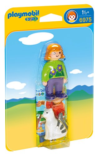 Playmobil 1.2.3 Mujer con Gato 6975