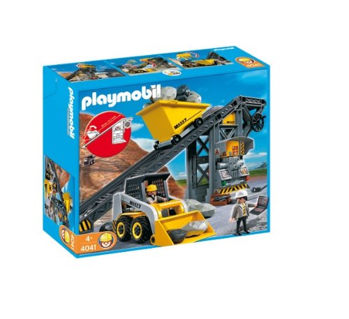 PLAYMOBIL 4041 - Cinta Transportadora con Mini Excavadora