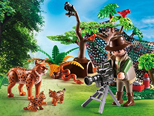 Playmobil 5561 - Familia de lince y filmador