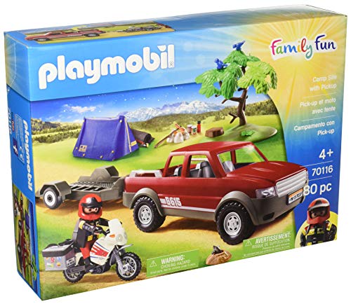 PLAYMOBIL 70116 - Juegos de construcción - Diversión Familiar Camioneta Aventura