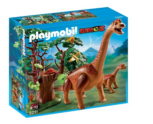 PLAYMOBIL - Braquiosaurius con bebé (5231)