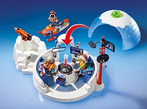 PLAYMOBIL- Cuartel Polar de Exploradores, Multicolor (9055)