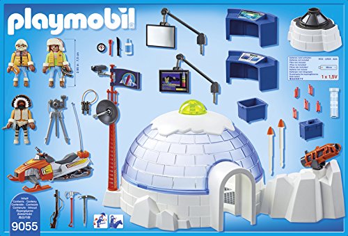 PLAYMOBIL- Cuartel Polar de Exploradores, Multicolor (9055)