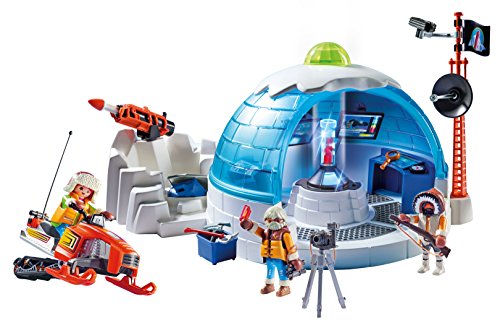 PLAYMOBIL- Cuartel Polar de Exploradores, Multicolor (9055)