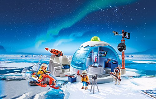 PLAYMOBIL- Cuartel Polar de Exploradores, Multicolor (9055)