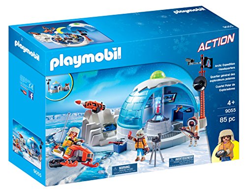 PLAYMOBIL- Cuartel Polar de Exploradores, Multicolor (9055)