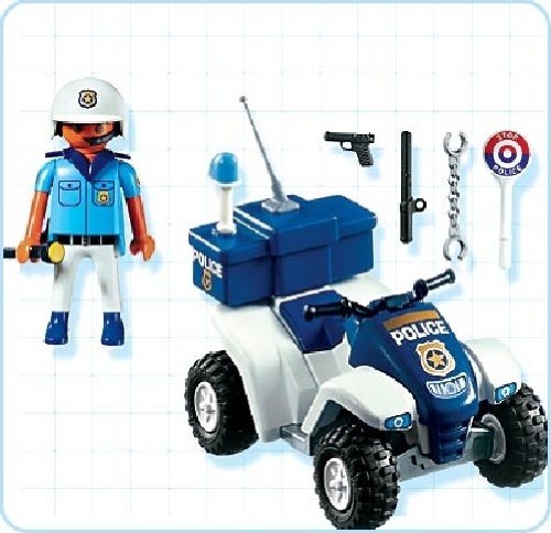 PLAYMOBIL Policía con Quad