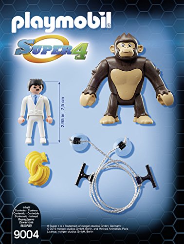 Playmobil Super 4 - Gorila Gigante Gonk, Personaje de la Serie Super 4, Multicolor (9004)