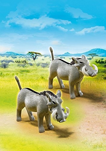 Playmobil Vida Salvaje- Facoceros Africanos Animales, Multicolor, 6 x 18 x 12,2 cm (Playmobil 6941)