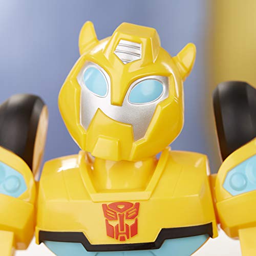 Playskool Heroes Transformers Rescue Bots Academy Mega Mighties Bumblebee Collectible Figura de acción Robot de 10 Pulgadas, Juguetes para niños a Partir de 3 años