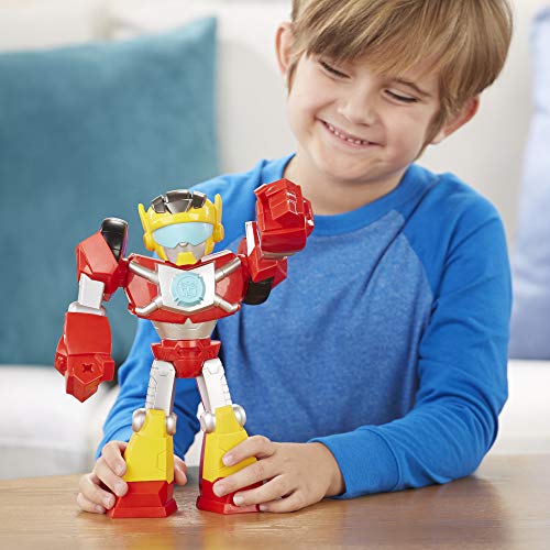 Playskool Heroes Transformers Rescue Bots Academy Mega Mighties Hot Shot Figura de acción Coleccionable de 25,4 cm