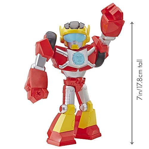 Playskool Heroes Transformers Rescue Bots Academy Mega Mighties Hot Shot Figura de acción Coleccionable de 25,4 cm