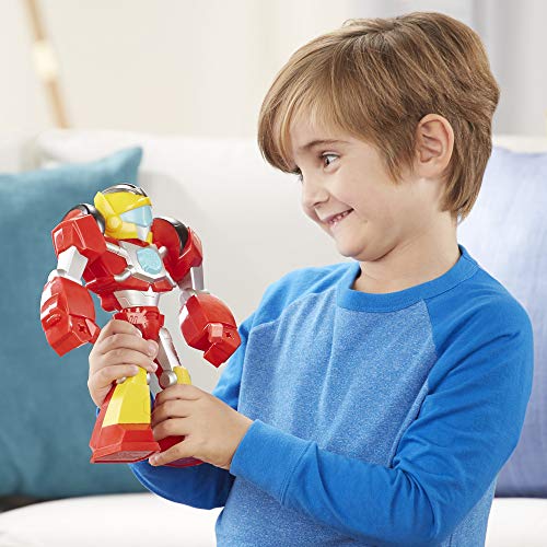 Playskool Heroes Transformers Rescue Bots Academy Mega Mighties Hot Shot Figura de acción Coleccionable de 25,4 cm