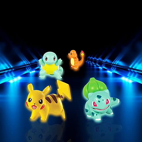 Pokémon Ball Throw N Pop Ball con 4 figuras de acción Pikachu – Juego de juguetes – lanzar y pelotas de Pokémon Pop para niños, niñas o regalos de cumpleaños infantiles