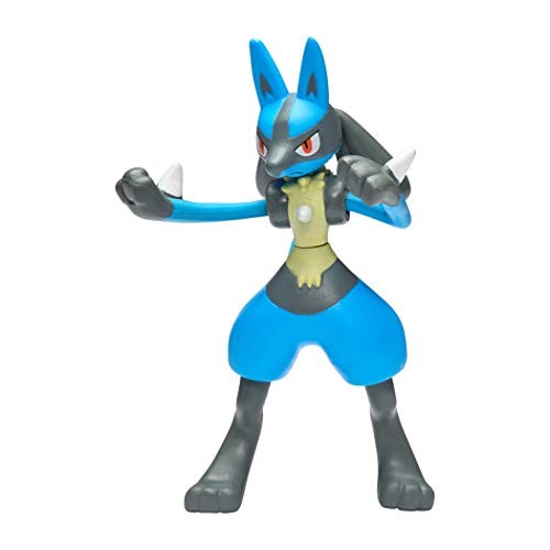 Pokémon Battle Figure Lucario, última ola 2021, con licencia oficial de Pokémon