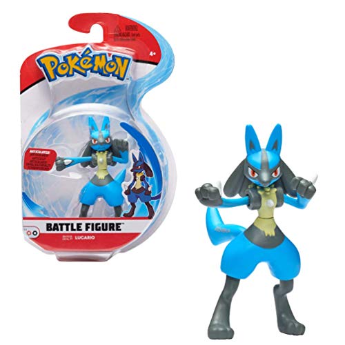 Pokémon Battle Figure Lucario, última ola 2021, con licencia oficial de Pokémon