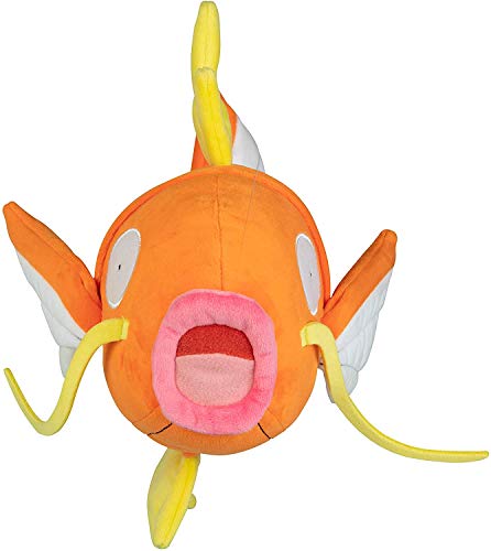 Pokemon BO35668, Karpador – Peluche Funcional (25 cm), diseño, Suave y Realista, para abrazar y Jugar. (Boti