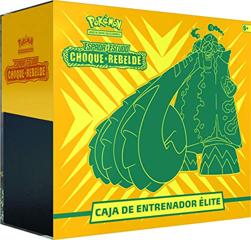 Pokemon Caja de Entrenador de Elite Espada y Escudo Choque Rebelde - Español