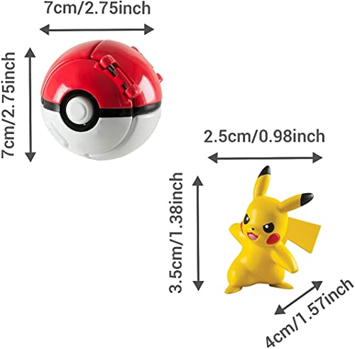 Pokémon, Pokéball Battle Action - Figura de Pikachu