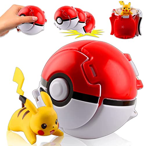 Pokémon, Pokéball Battle Action - Figura de Pikachu