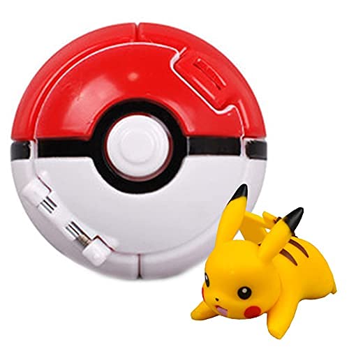 Pokémon, Pokéball Battle Action - Figura de Pikachu