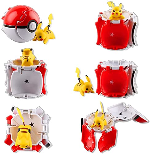 Pokémon, Pokéball Battle Action - Figura de Pikachu