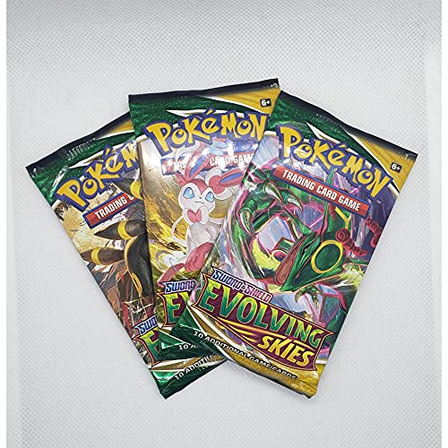 Pokemon Sword and Shield Evolving Skies sobre 10 cartas (EN)