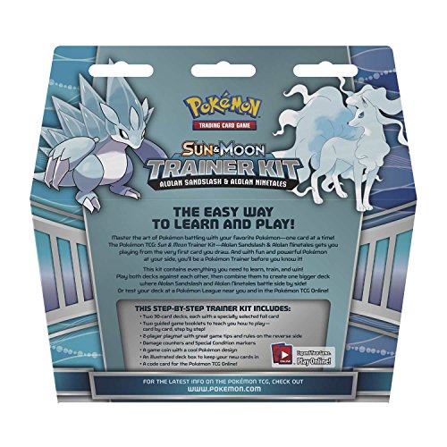 Pokemon TCG: Sun & Moon Alolan Sandslash and Alolan Ninetales Trainer Kit