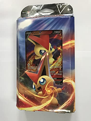 Pokèmon,1 baraja Combate V Castellano Modelos Surtidos (Victini o Gardevoir)