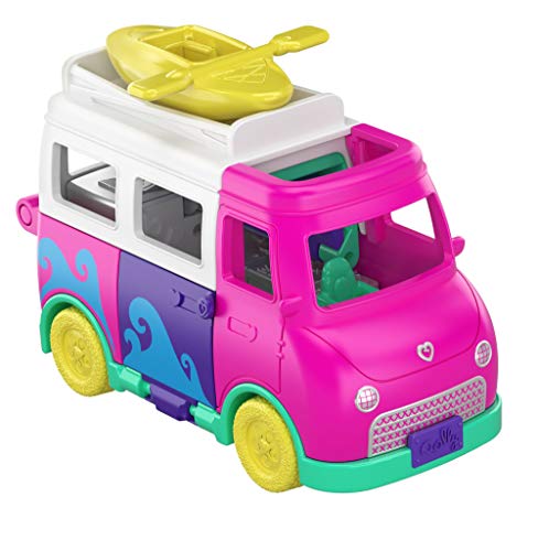 Polly Pocket Autocaravana transformable con accesorios (Mattel GKL49)