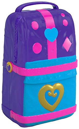 Polly Pocket Mochila Vacaciones en la playa, muñecas con accesorios (Mattel FRY40)