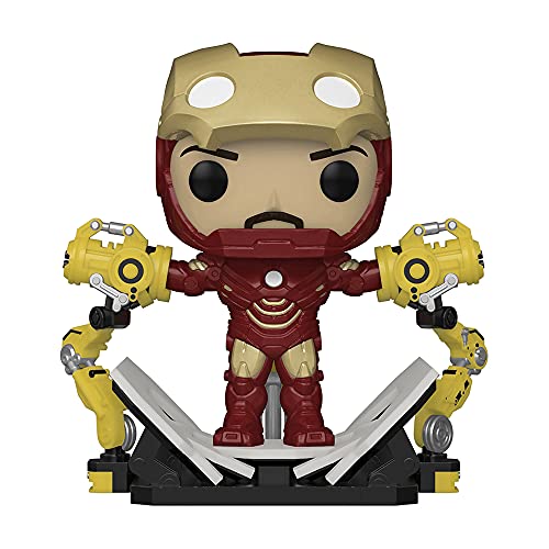 Pop! Iron Man 2: Iron Man MKIV with Gantry Glow-in-The-Dark Deluxe Vinyl Figure