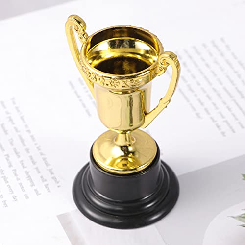 POPETPOP 20Pcs Trofy Cup Art Trofeies First Place Gold Award Trofy Cups Copines Mini Recompensa Premios para El Baloncesto Fútbol Competencia Ganador Navidad Deportes Favorecer Props