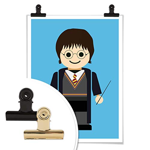 Póster de Playmobil Harry Potter, juguete de 60 x 50 cm, decoración para el salón