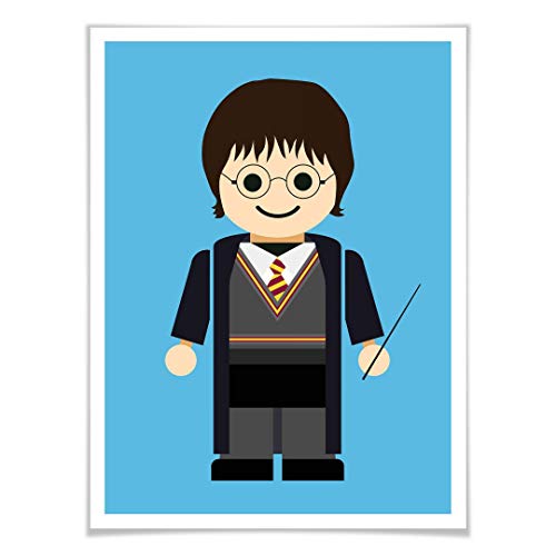 Póster de Playmobil Harry Potter, juguete de 60 x 50 cm, decoración para el salón