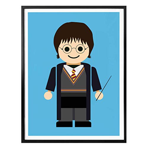 Póster de Playmobil Harry Potter, juguete de 60 x 50 cm, decoración para el salón