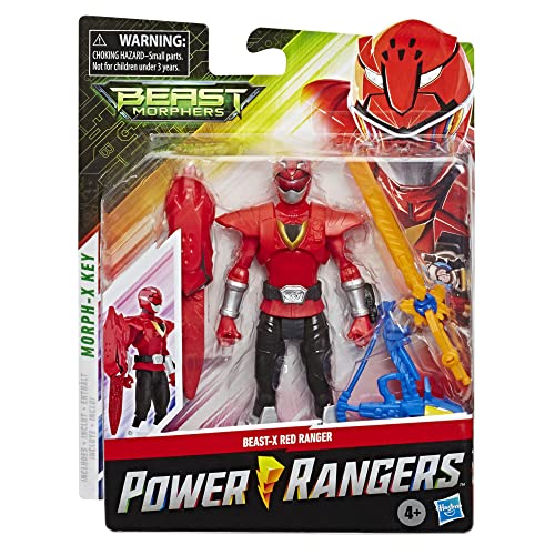 Power Rangers Beast Morphers Figura 15 Cm Beast-X Mode Ranger Azul (Hasbro E7827ES0)