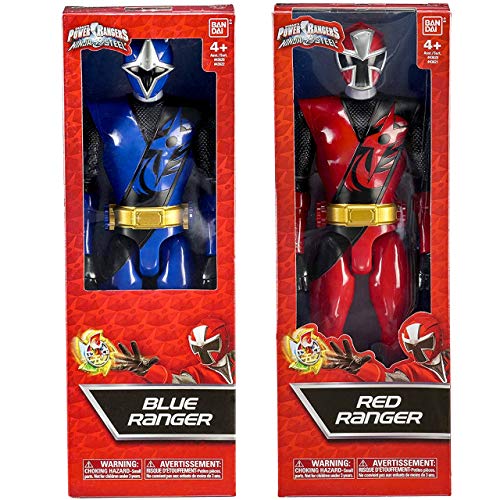 Power Rangers Ninja Steel Blue and Red Ranger 30cm Boys and Girls Action Figure Toys